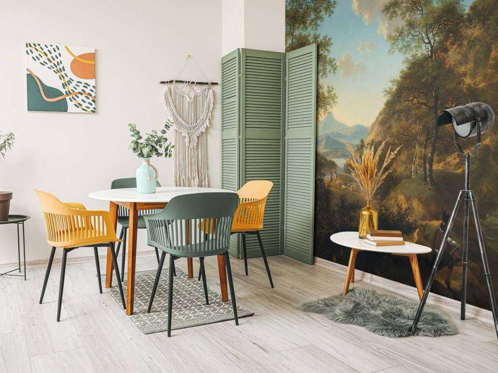 Paesaggio italiano con artista