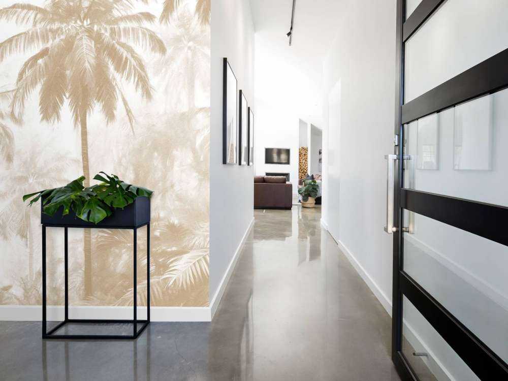 Foresta di Palme Nebbiosa, taupe