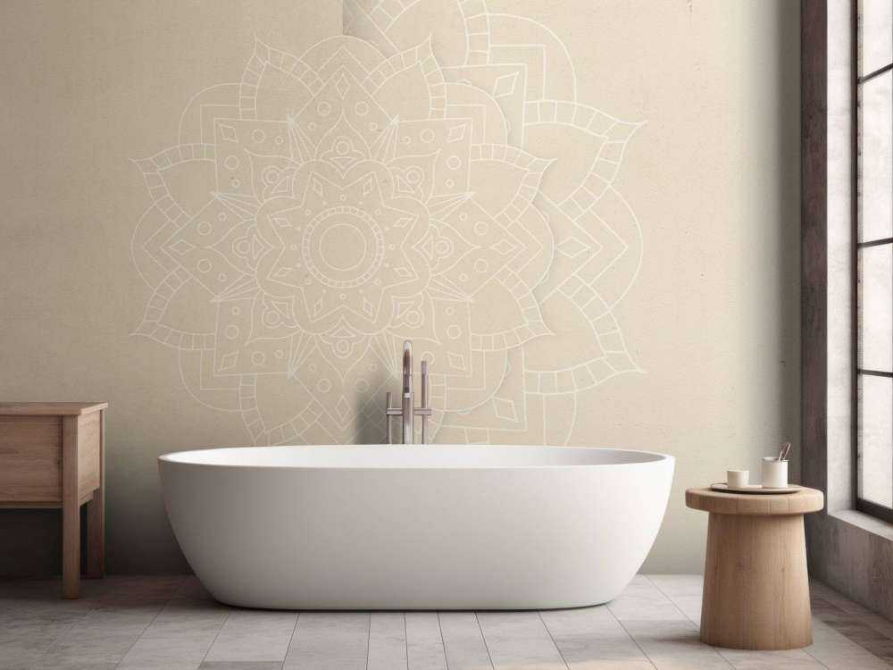 Atmosfera di mandala beige