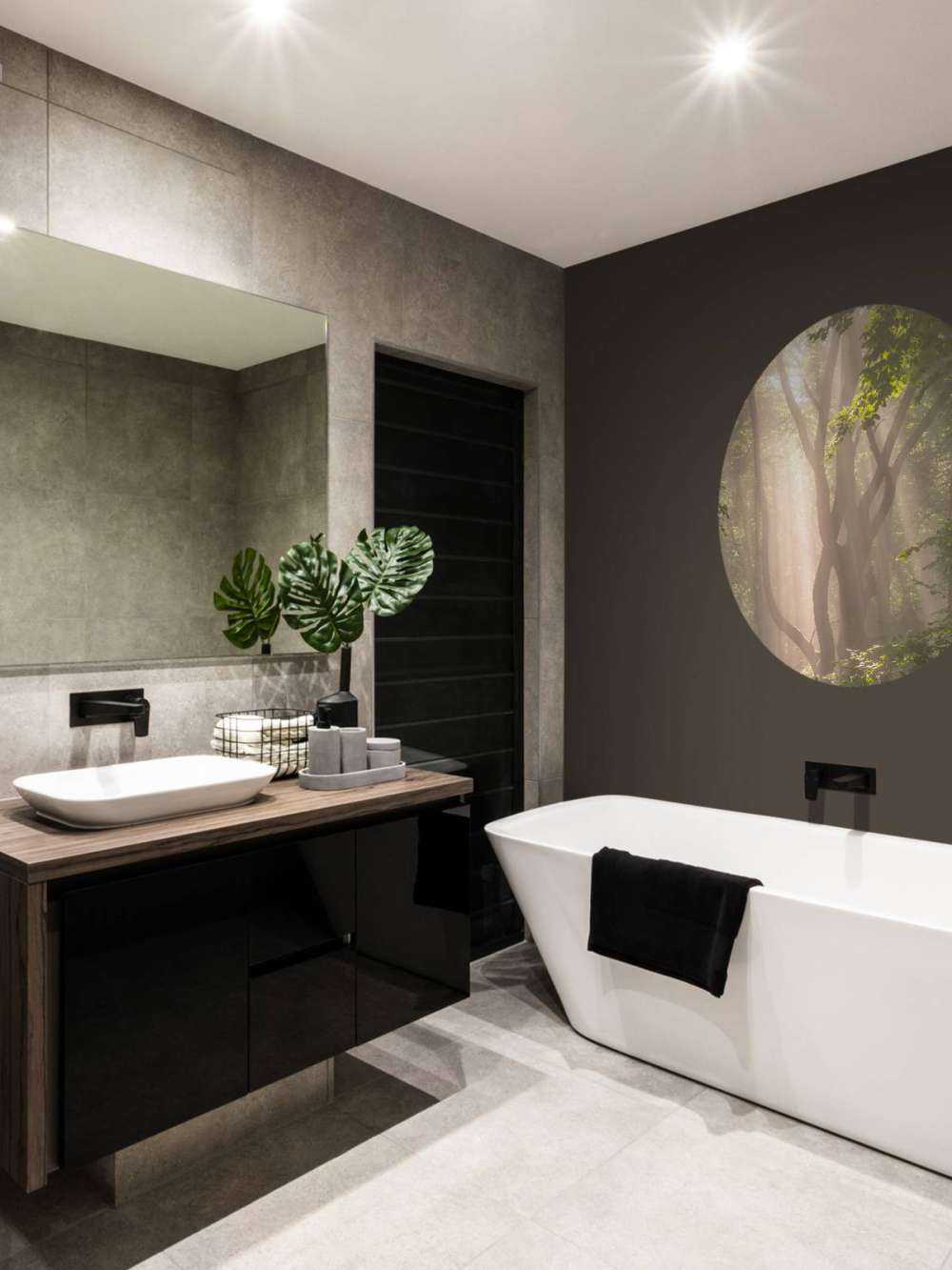 Torsione albero nella foresta