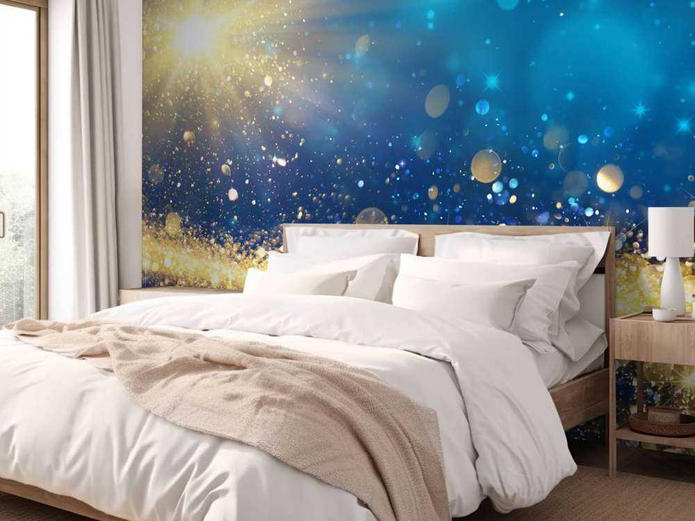 Stella nella notte scintillante