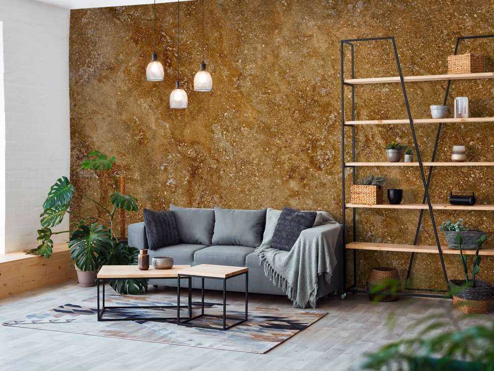 Marmo con tonalità oro