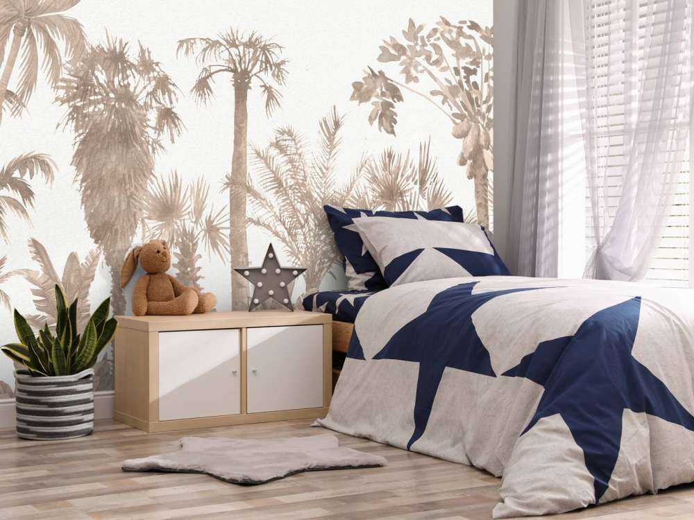 Tema della giungla in taupe