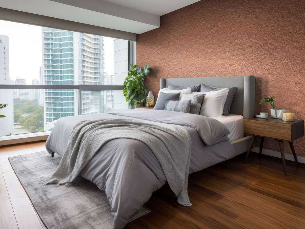 Calcestruzzo con struttura in terracotta