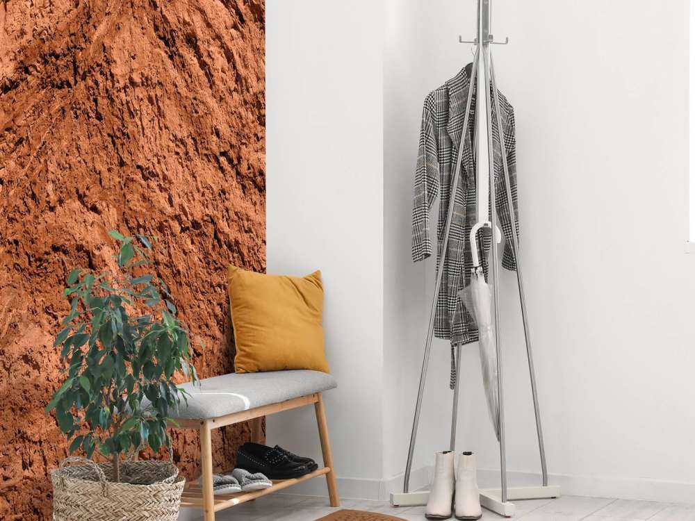 Struttura in terracotta grossolana