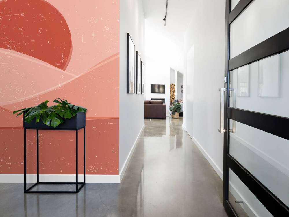 Onde rosse davanti al sole