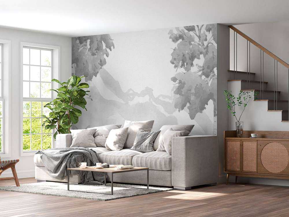 Cervi in tonalità di grigio