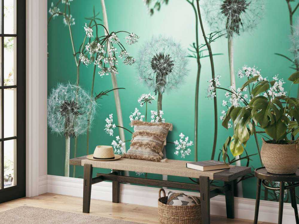 Fantasia del prato turchese