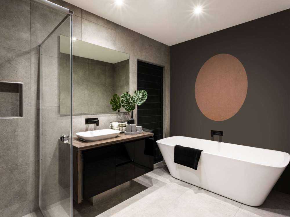 Struttura in calcestruzzo con colori in terracotta