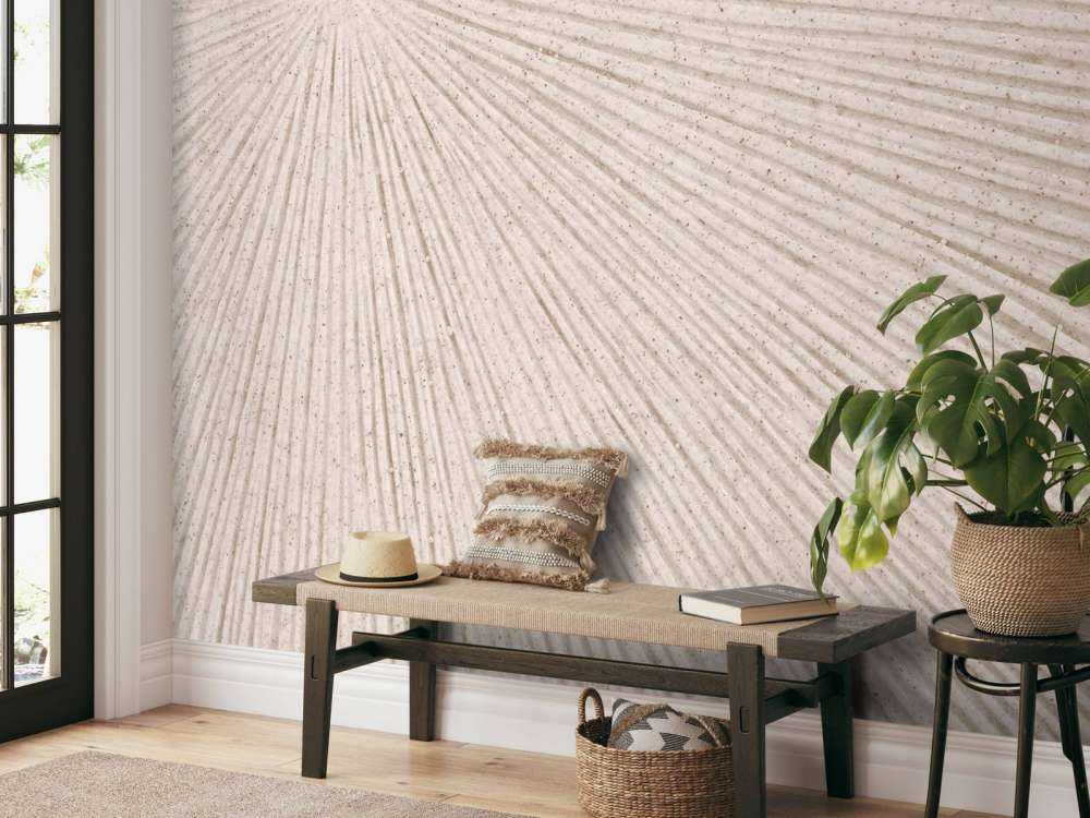 Struttura con linee sole di lino