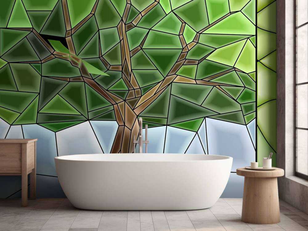 Mosaico di un albero