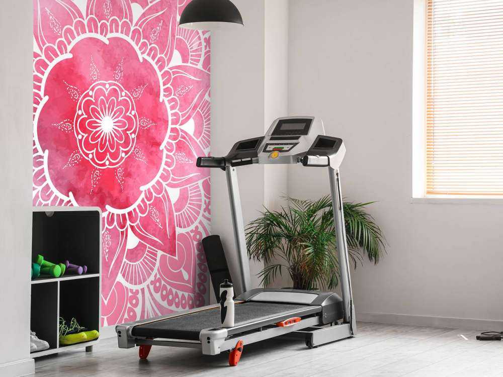 Mandala con motivo floreale