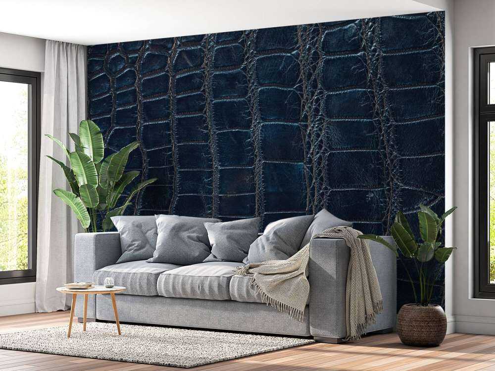 Pelle lucida di coccodrillo