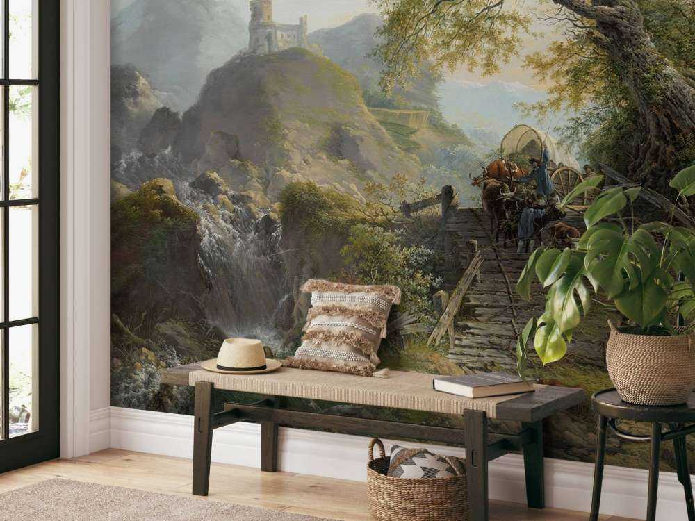 Paesaggio montano vicino a Düsseldorf