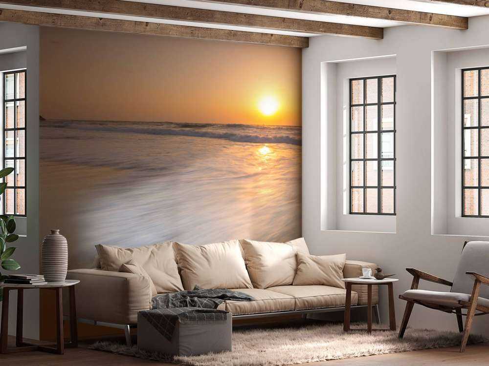 Tramonto sulla spiaggia