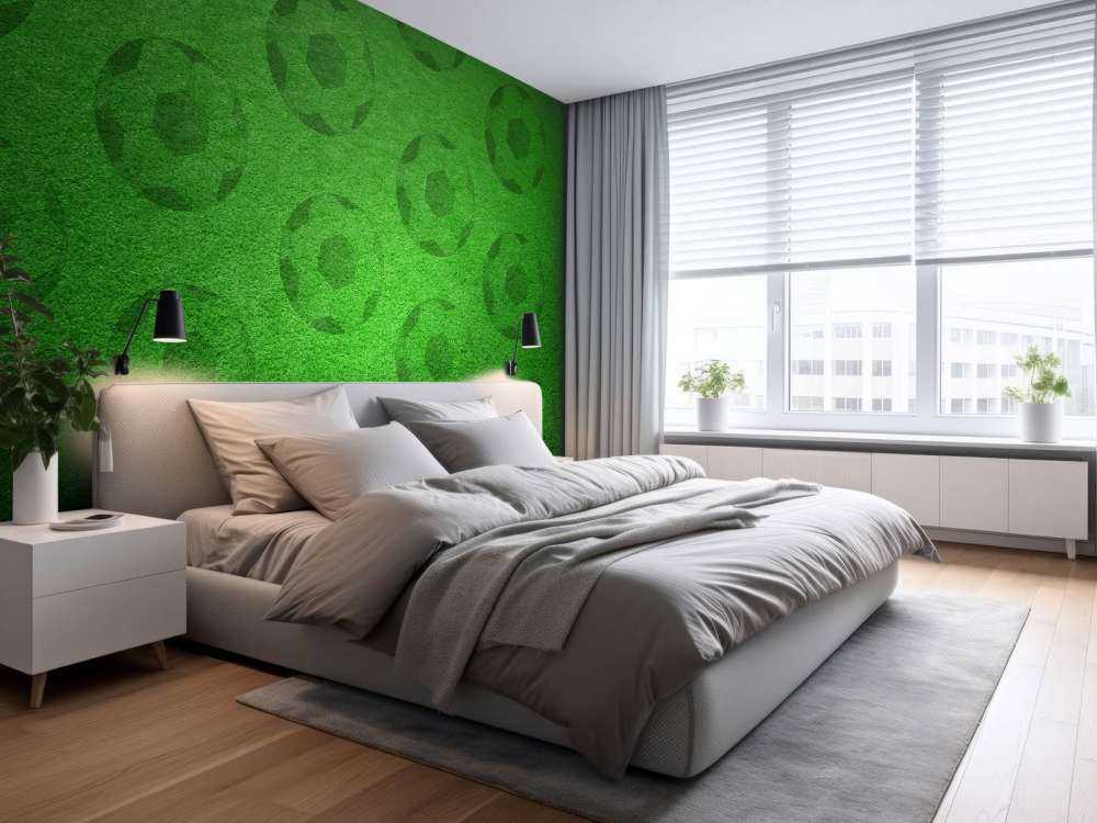 Giocare a calcio su erba