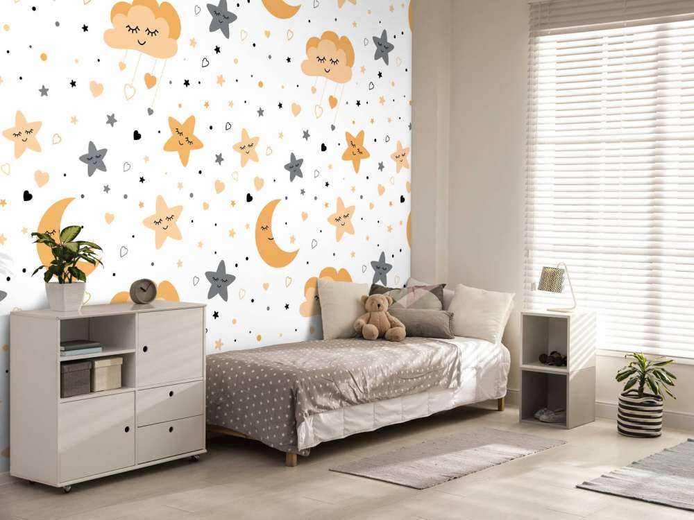 Nuvole, lune e stelle