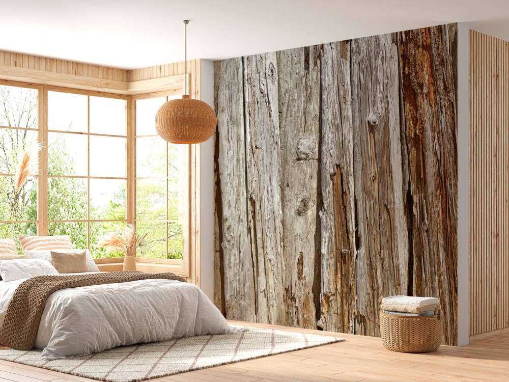 Legno vecchio verticale