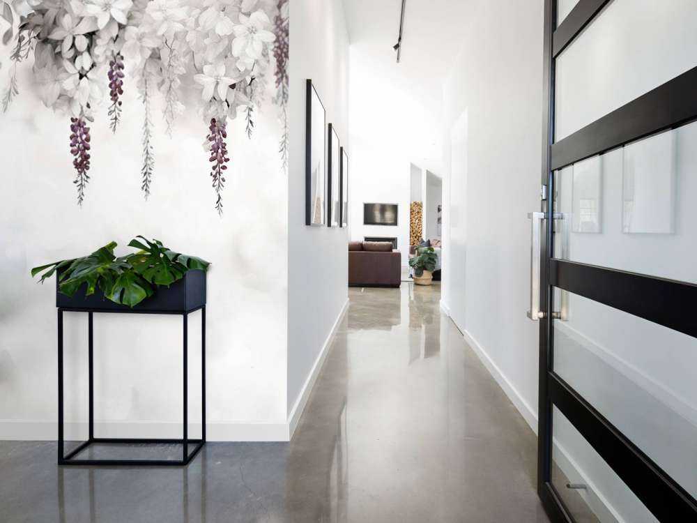 Gentile Giardino di Glicine Bianco