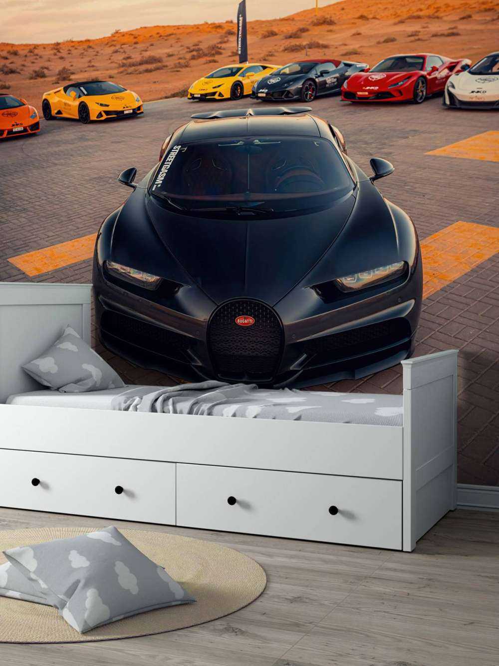 Hypercar al tramonto