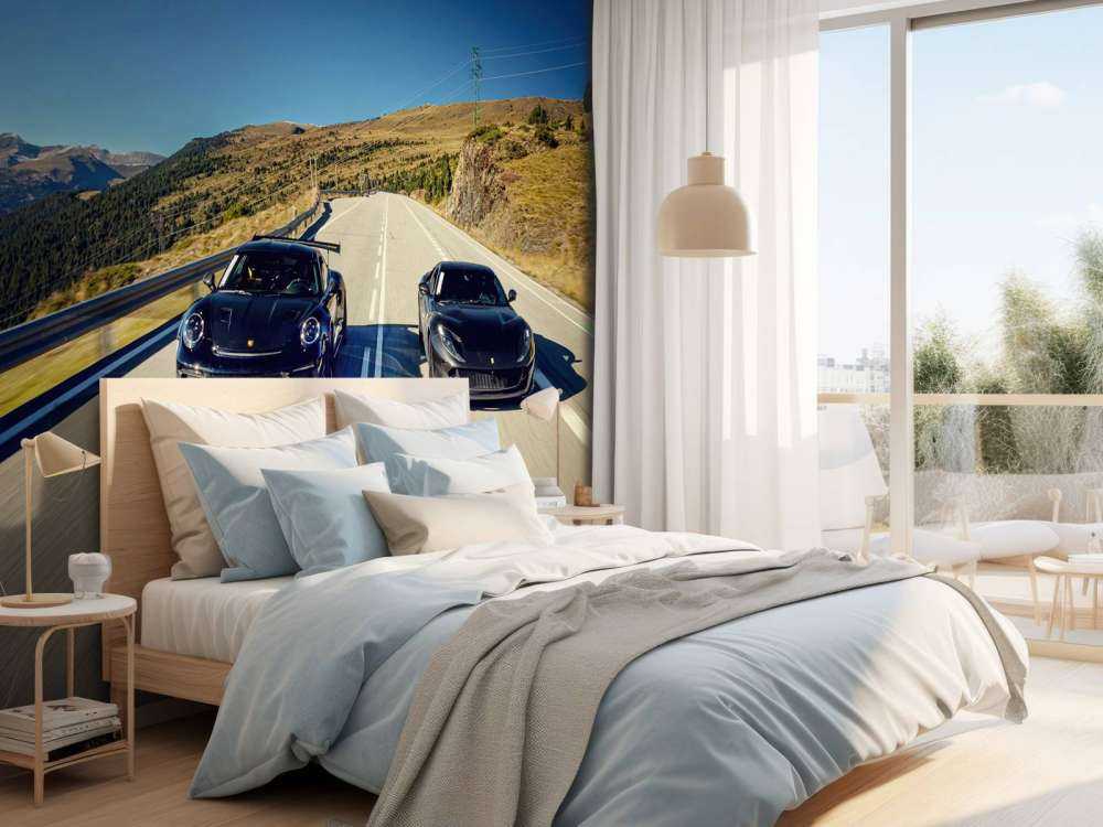 Supercar nere in montagna