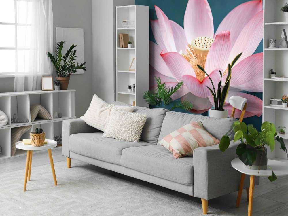 Fiore di loto da vicino