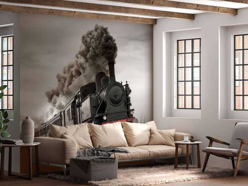 Treno a vapore d'epoca