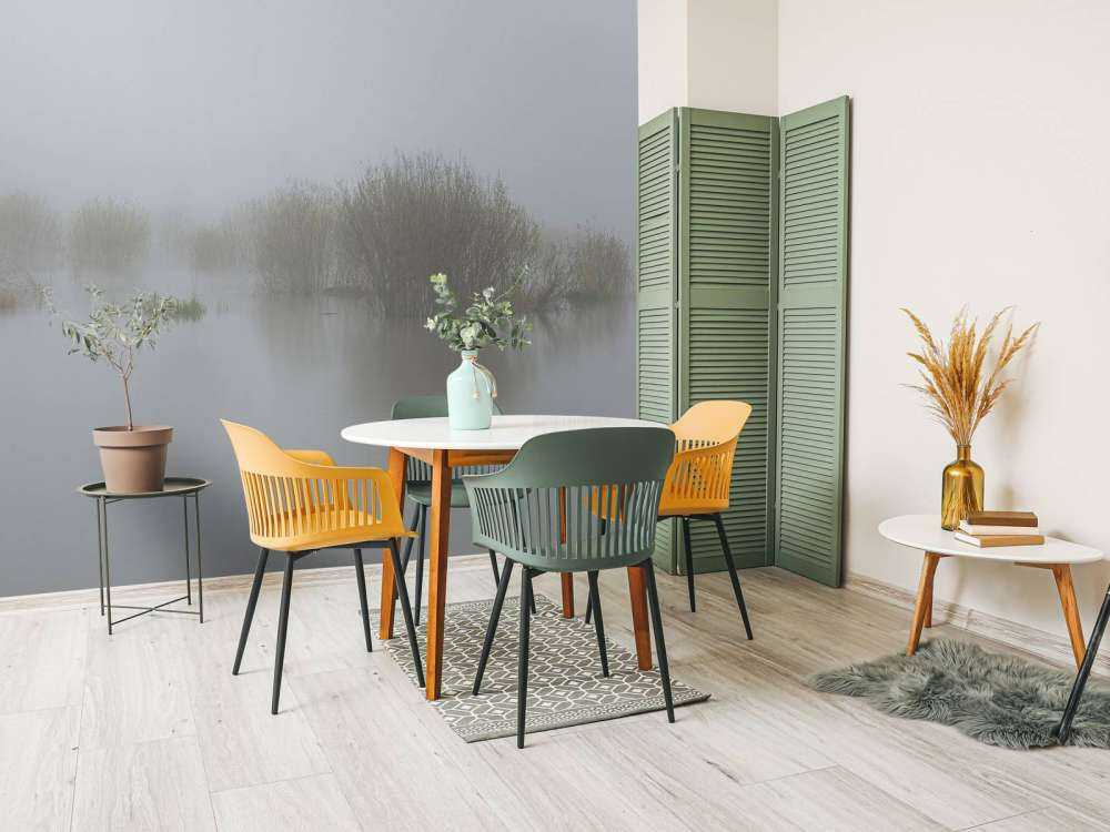 Nebbia nella riserva naturale