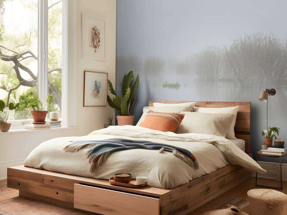 Nebbia nella riserva naturale