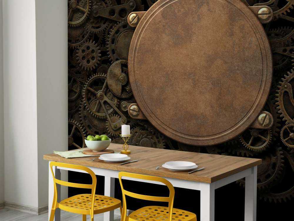 Meccanismo dell'orologio in rame