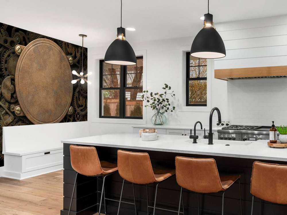 Meccanismo dell'orologio in rame