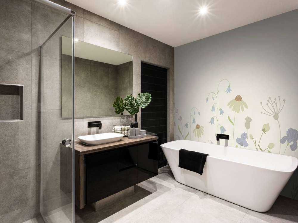 Campo di fiori alto beige, rosa antico, verde e lilla