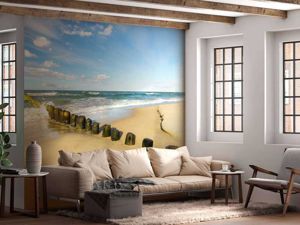 Spiaggia in una bella giornata