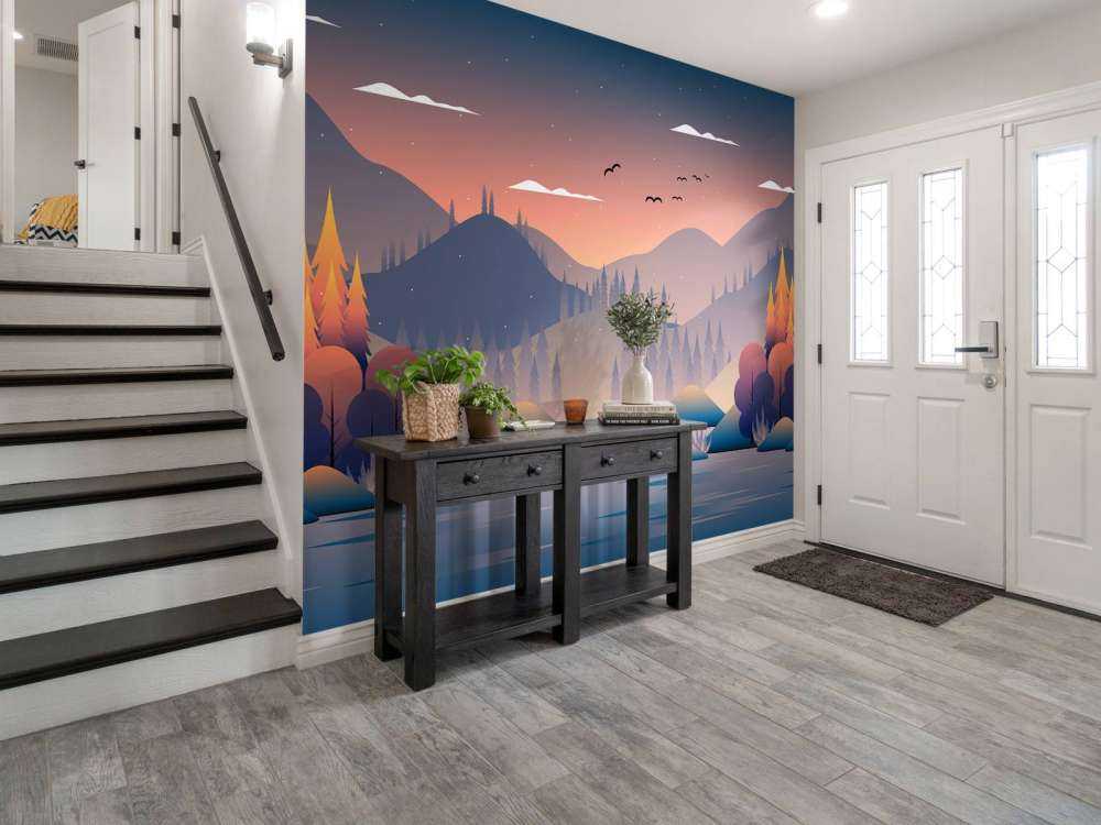 Illustrazione della foresta autunnale