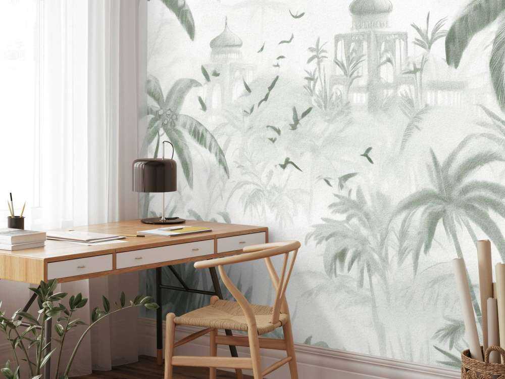 Giardino Orientale all'Alba, verde