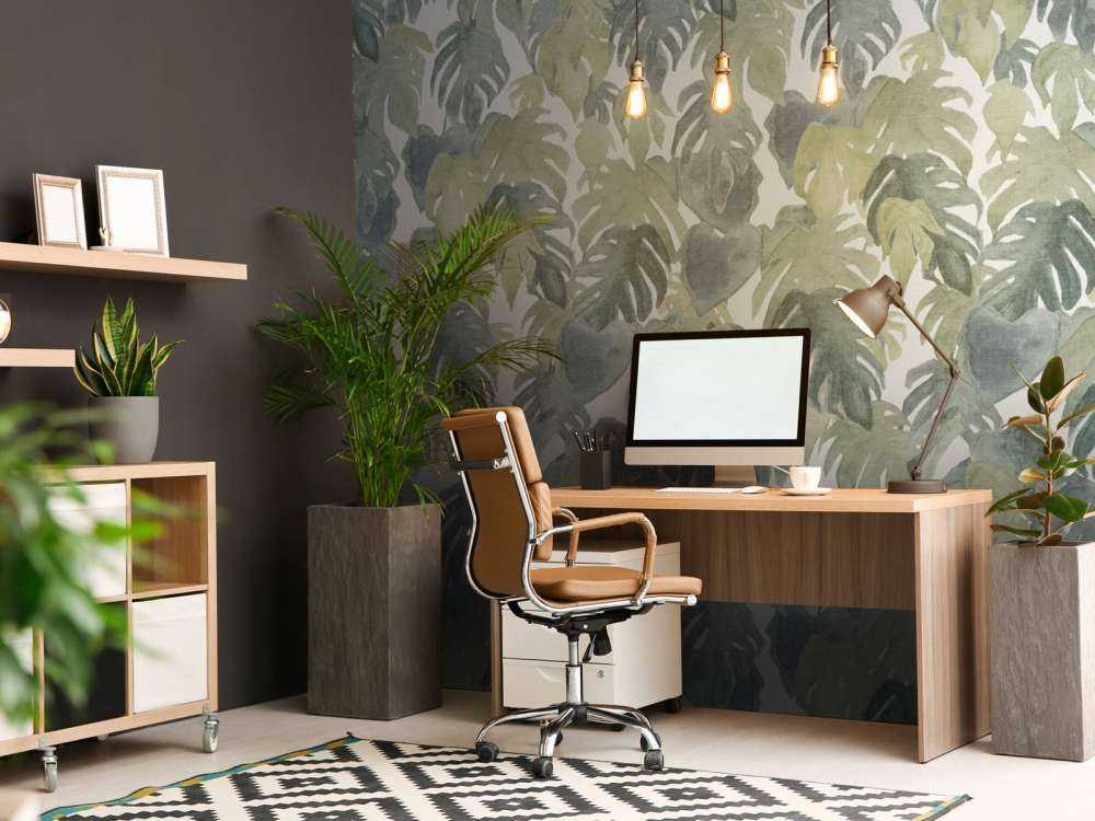 Palme tropicali ad acquerello