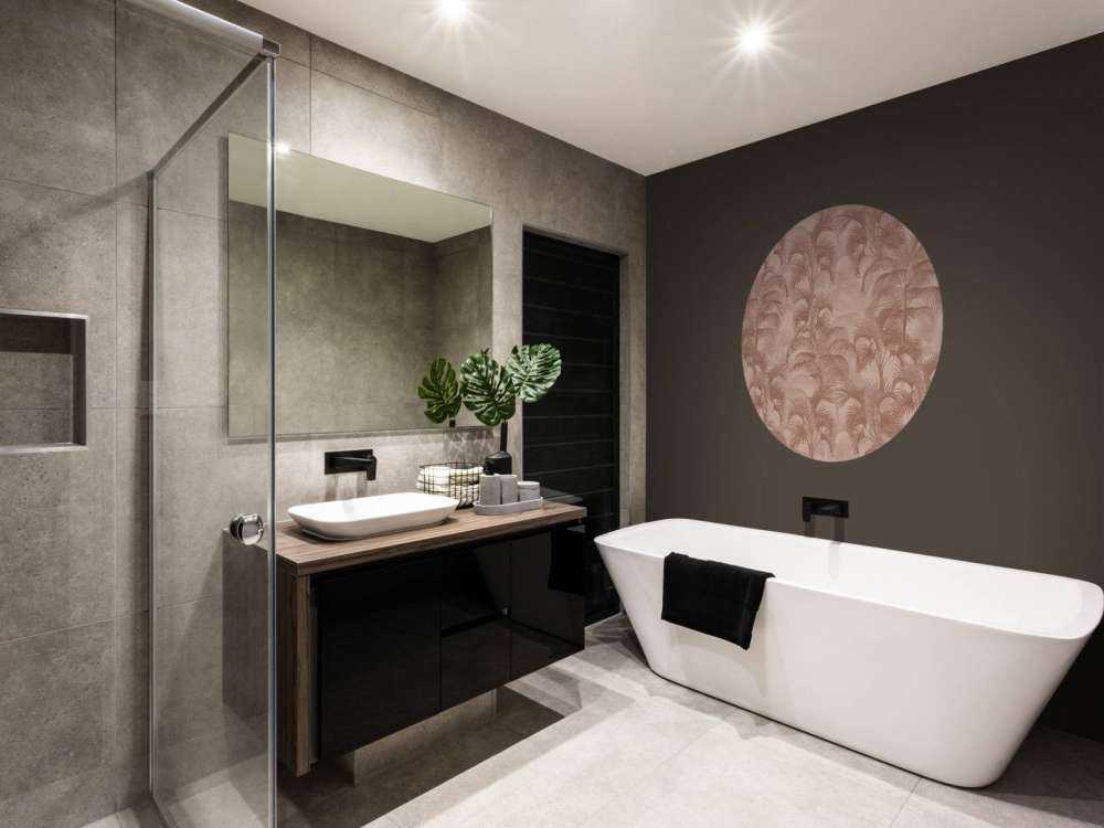 Palme tropicali d'epoca - terracotta