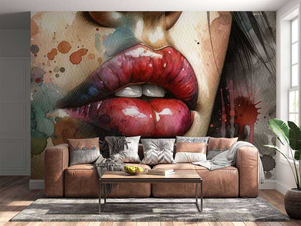 Labbra di Donna ad Acquerello #1