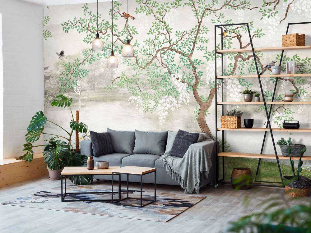 Paesaggio dipinto d'epoca