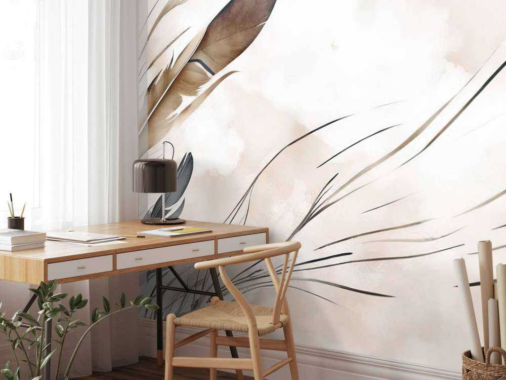 Carta da parati sabbia