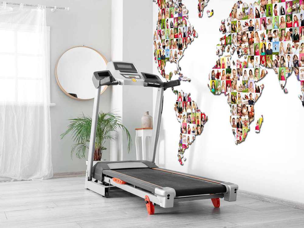 Mappa del mondo formata da foto