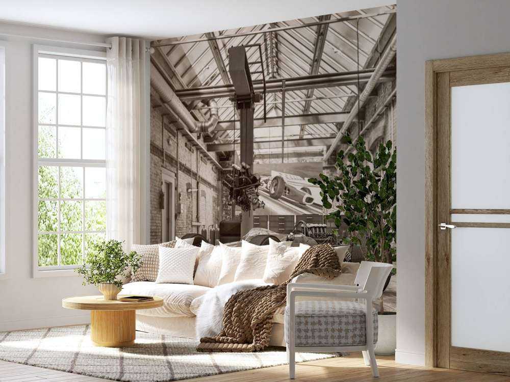 Vecchia auto da corsa