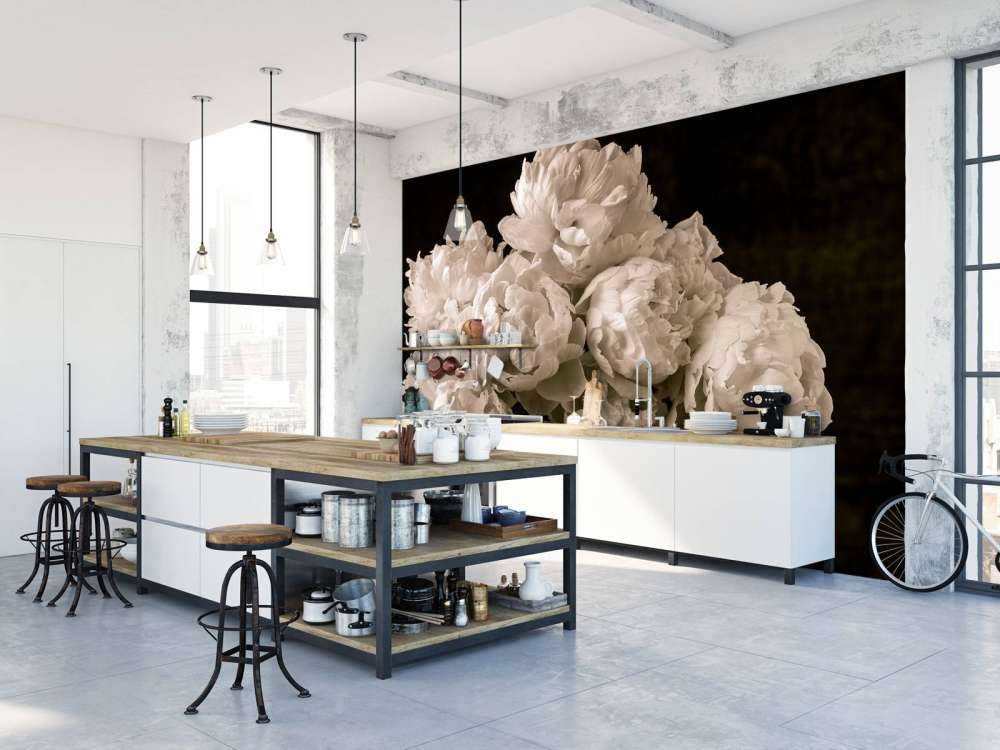 Mazzo di peonie vintage