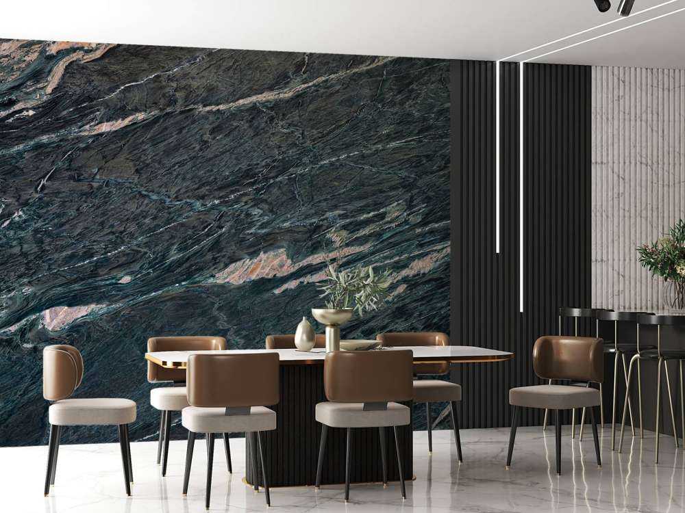 Marmo con struttura ondulata