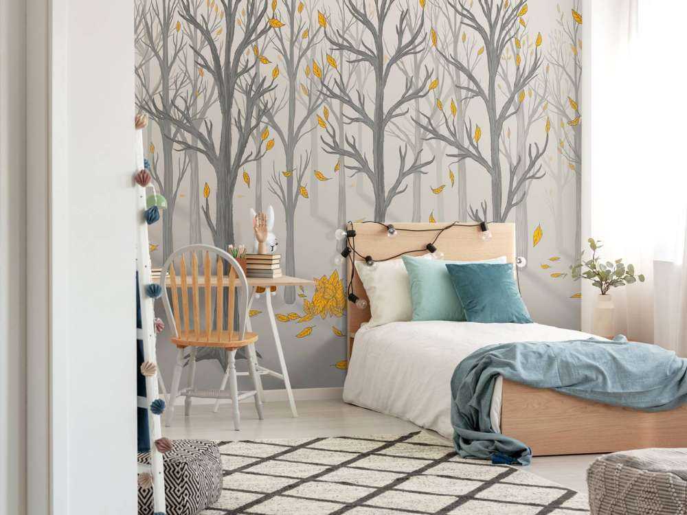 Animali della foresta in autunno