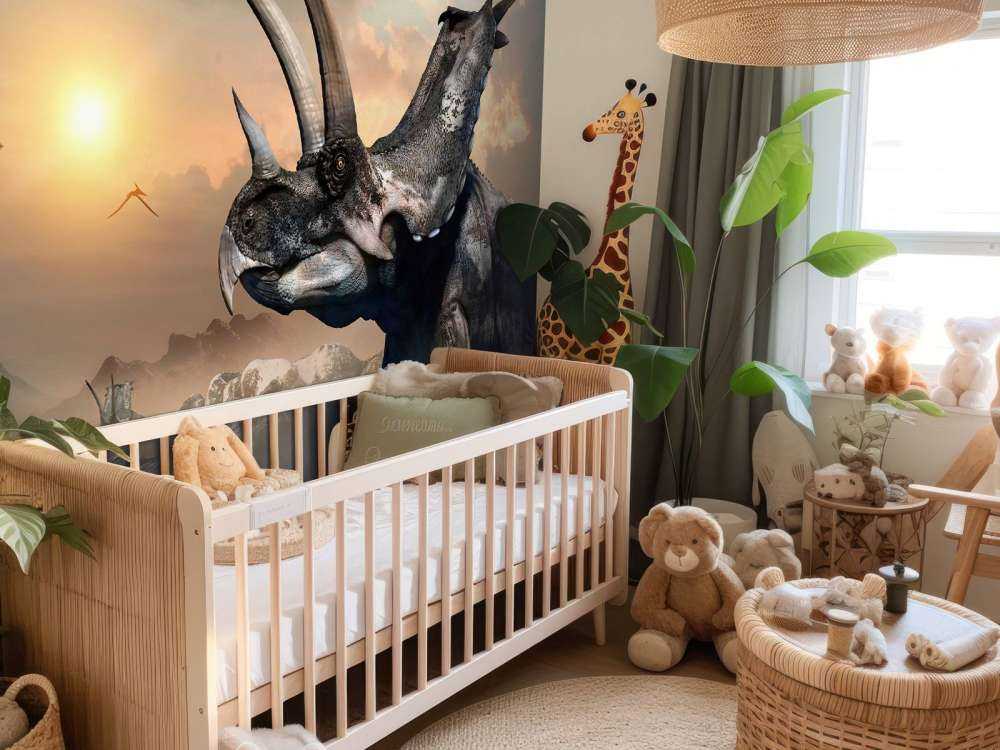 Dinosauri nella nebbia del mattino