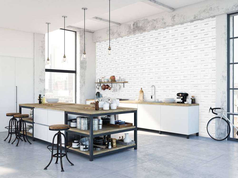 Mattoni bianchi moderni