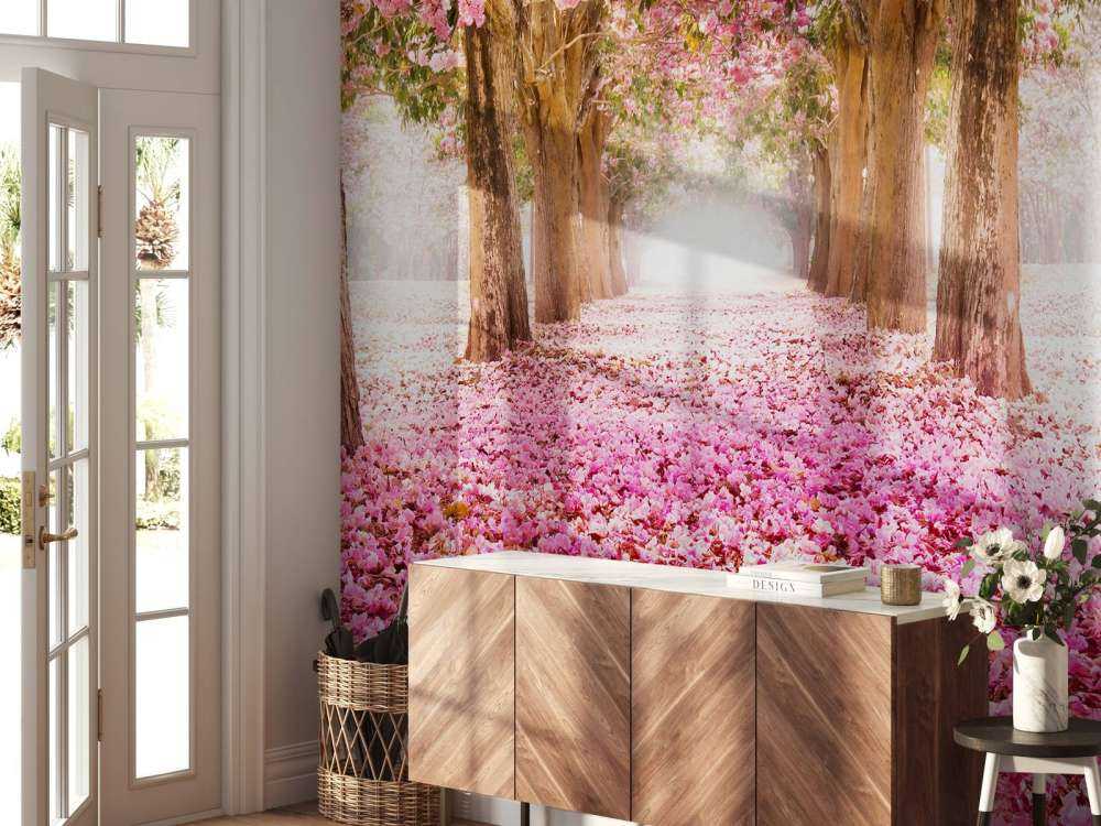 Carta da parati in fiore