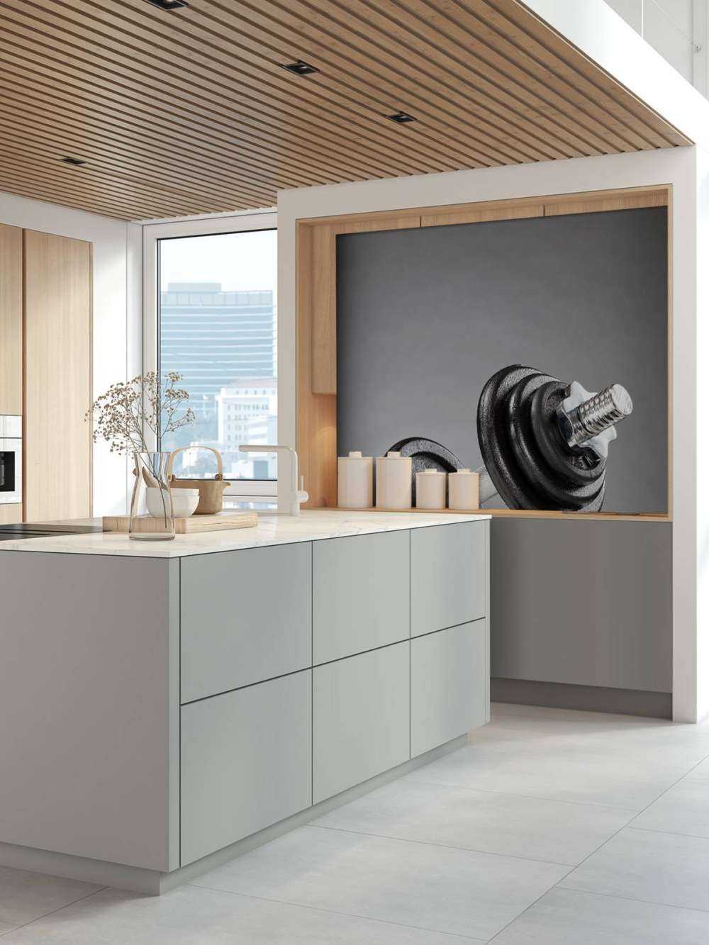 Dumbell con dischi neri