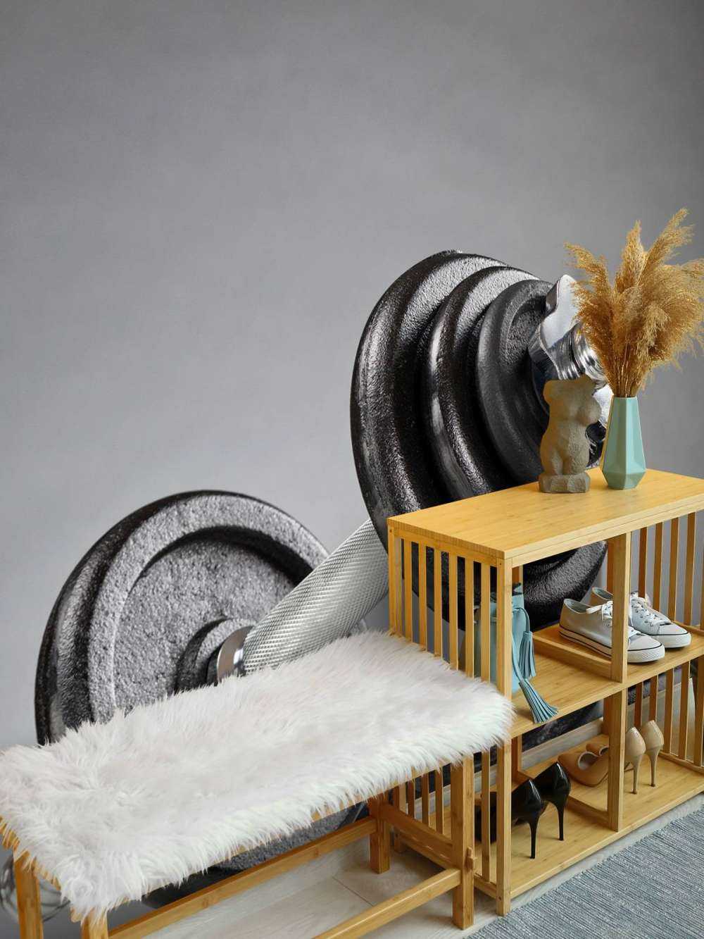 Dumbell con dischi neri